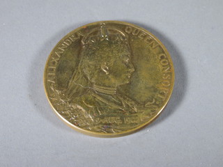 A bronze medallion to commemorate Edward VII's Coronation