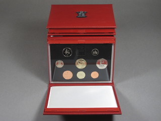 6 proof sets of British coins 1987, 1988, 1989, 1990, 1994 and  1995