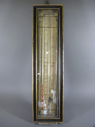 A Continental Fitzroy style mercury barometer   ILLUSTRATED