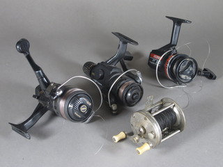 A Southbend fishing reel, a Mitchell 25, a Ryobi GN1 and a  Silver Star TX20