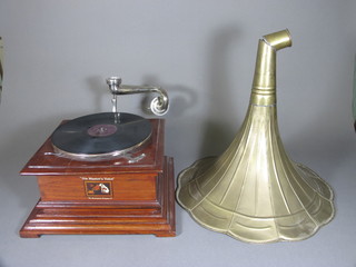 A reproduction horn gramophone