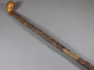 A Victorian sword stick with 26" blade