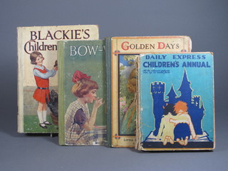 1 volume "Blackies Children Annual" and 4 other childrens  books