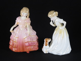 2 Royal Doulton figures - Sit HN3123 and Rose HN1368
