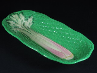 A leaf shaped celery dish 12"
