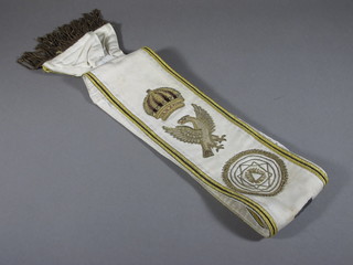 A Masonic Red Cross of Constantine Grand Officer's sash