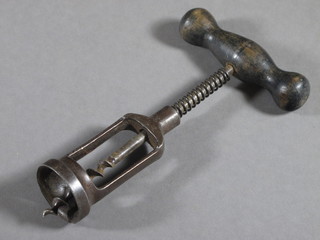 A 19th Century steel corkscrew