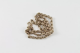 A gilt metal belcher link chain