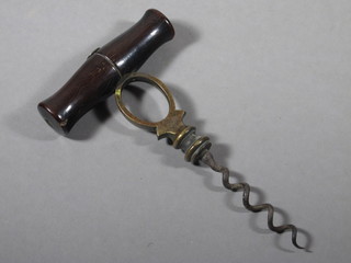A 19th Century brass Holborn Signets corkscrew