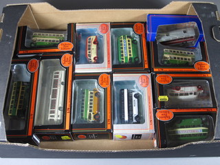 11 various Exclusive First Edition models of buses