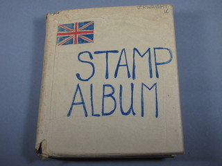 An album of various stamps