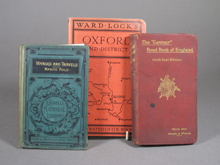 1 volume "The Contour Red Book of England South East Devon,  1 vol. Wardlock "Oxford" and 1 vol. "Gulliver's Travels and  Marco Polo"