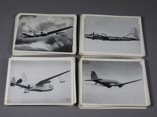 Various 1949 aircraft recognition cards, the reverse marked restricted