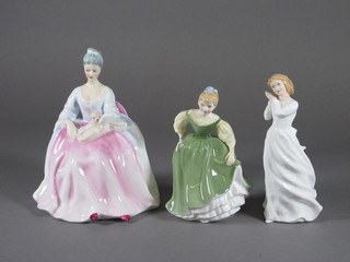 2 Royal Doulton figures - Sweet Dreams HN3394 and Fine  Maiden HN2211 and 1 other Charlotte HN2423