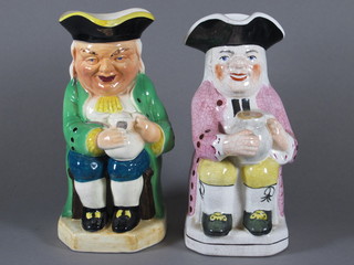 A Burlingtonware pottery Toby jug 9" and 1 other