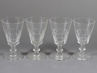 11 19th Century wine glasses