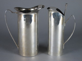 2 silver plated lemonade jugs and 2 silver plated cocktail spoons