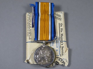 A pair British War medal and Victory medal to GS-34692 Pte. L  W Howard Royal Fusiliers comprising British War medal and  Victory medal - mint condition,