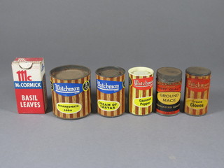 A small collection of tins