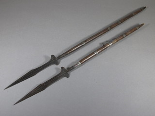 2 Eastern dance spears