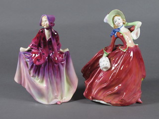 2 Royal Doulton figures - Autumn Breezes HN1934 and Sweet  Anne HN1496
