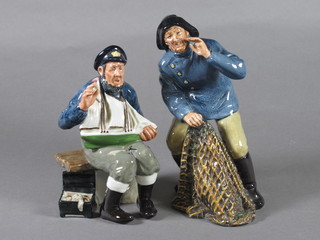 2 Royal Doulton figures - "Tall Story" HN2248 and Sea Harvest  HN2257