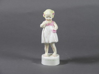 A Royal Worcester F G Doughty figure - Only Me 3226 6"