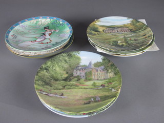 9 various collector's plates