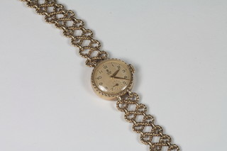 A lady's Tudor Royal wristwatch with 9ct gold Rolex integral  bracelet