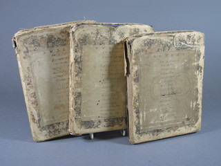 John Rocque, a collection of late 18th Century sectional maps of  Surrey and its environs, bound in three box wallets, completed  and engraved by Peter Andrews and Retailed by Mary-Ann  Rocque, Old Round Court, The Strand,