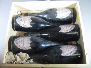 5 bottles of 1985 Moet & Chandon Dom Perignon Rose  champagne
