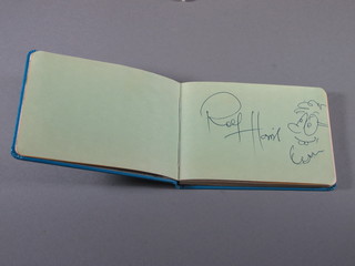 An autograph album including Rolf Harris, Sean Taylor and  others