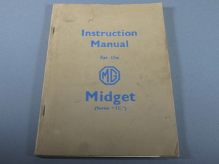 An instruction manual for an MG Midget, series "TC"