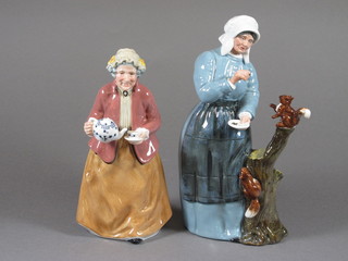 2 Royal Doulton figures - Tea Time HN2255 and Good Friends  HN2483