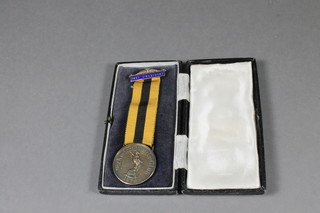 A Sterling silver gilt past president's medal for the Pickwick Bicycle Club to George Wilson, cased