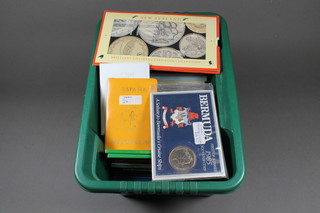 10 various British proof sets of coins - 4 x 1971, 1976, 1978,  1979, 1981, 1985, 1993 together with a collection of various  foreign proof sets of coins