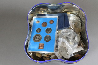 A set of 1972 proof coins and other coins