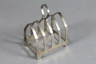 A silver 5 bar toast rack, Sheffield 1949, 3 ozs