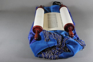 A Torah complete with carrying case