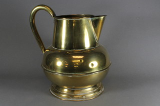 A copper jug 11"