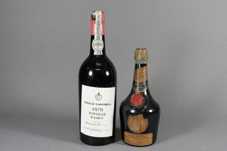 A bottle of 1970 Gould Campbell Vintage Port together with a  bottle of Benedictine