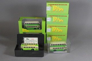 8 various Britbus Southdown model buses