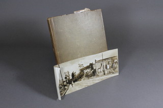 An early black and white photographic album of the 1902 Earth  Quake in Jamaica showing the damage after the earthquake