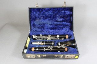 A clarinet by Boosey & Hawkes, cased