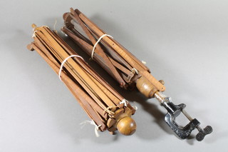 2 19th Century wooden wool winders