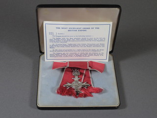 A Most Excellent Order of the British Empire, second type ladies Civil Division breast badge, boxed