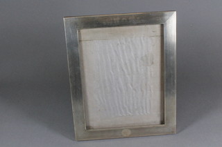 A silver easel photograph frame Birmingham 1916 11" x 9"