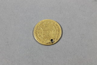 A Carol III 1781 coin, drilled a hole