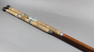 A mahogany boat rod and 1 other