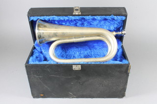 A silvered bugle